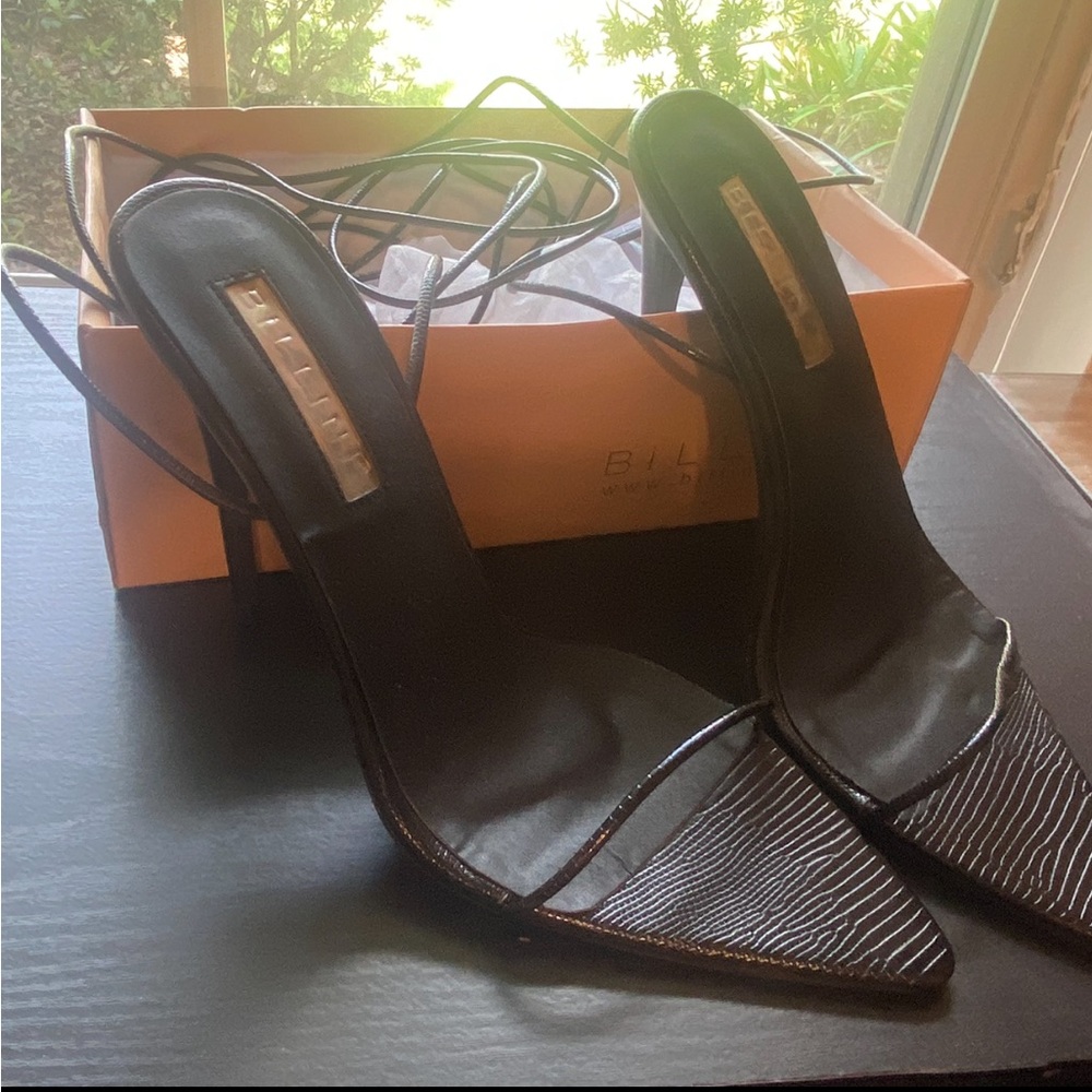 Lace up heels